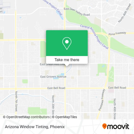 Arizona Window Tinting map