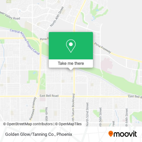 Golden Glow/Tanning Co. map