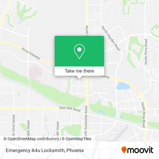 Emergency A4u Locksmith map
