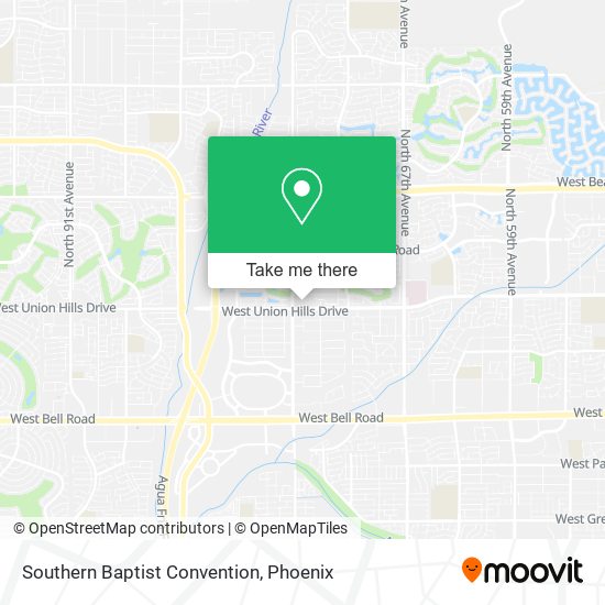 Southern Baptist Convention map