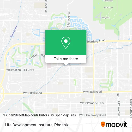 Life Development Institute map