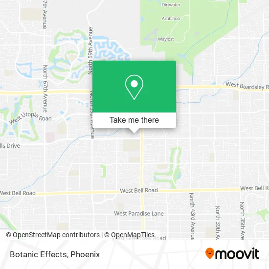 Botanic Effects map