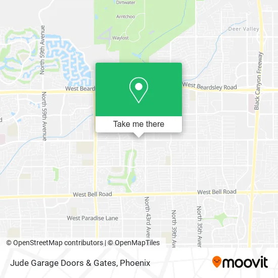 Jude Garage Doors & Gates map