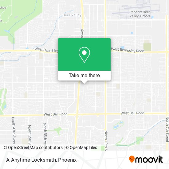 Mapa de A-Anytime Locksmith