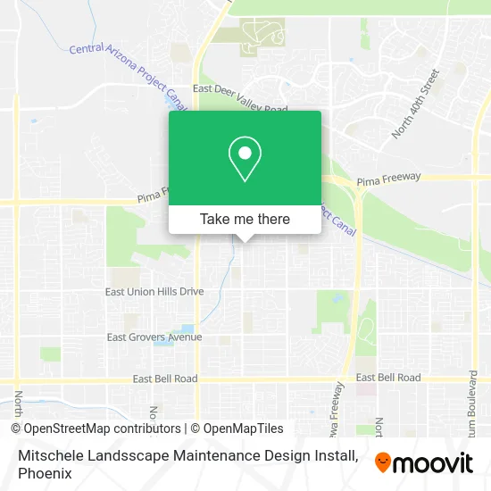 Mitschele Landsscape Maintenance Design Install map
