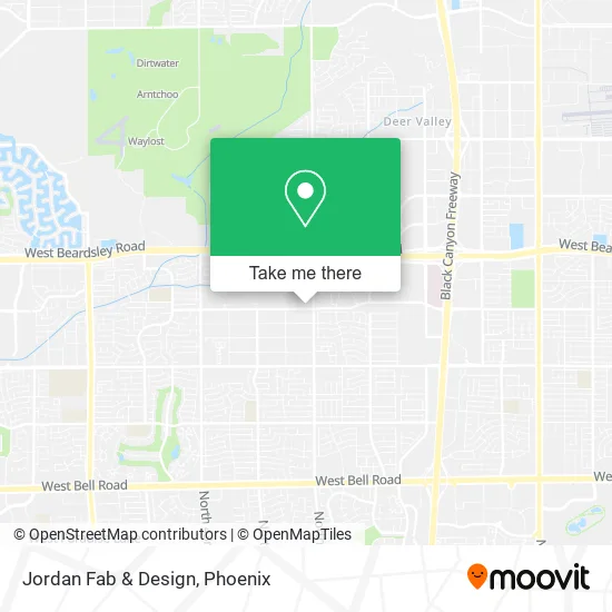 Jordan Fab & Design map