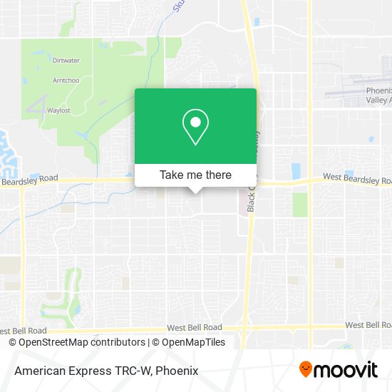 American Express TRC-W map