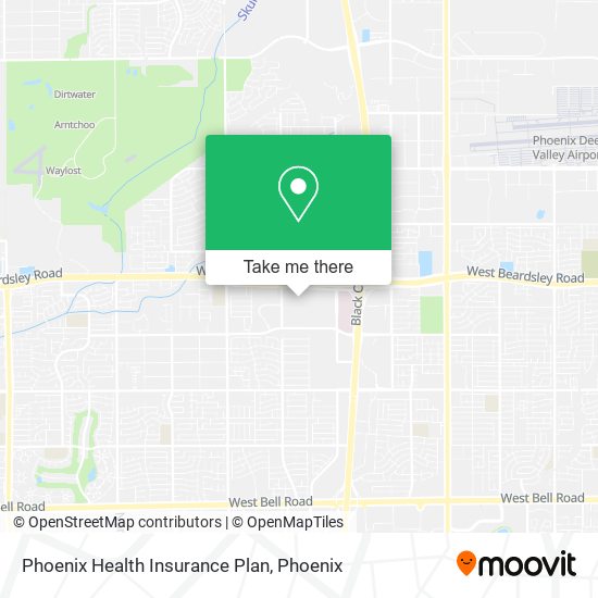 Phoenix Health Insurance Plan map