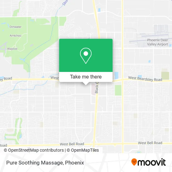 Pure Soothing Massage map
