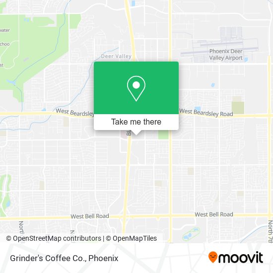 Grinder's Coffee Co. map