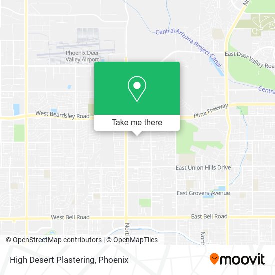 High Desert Plastering map