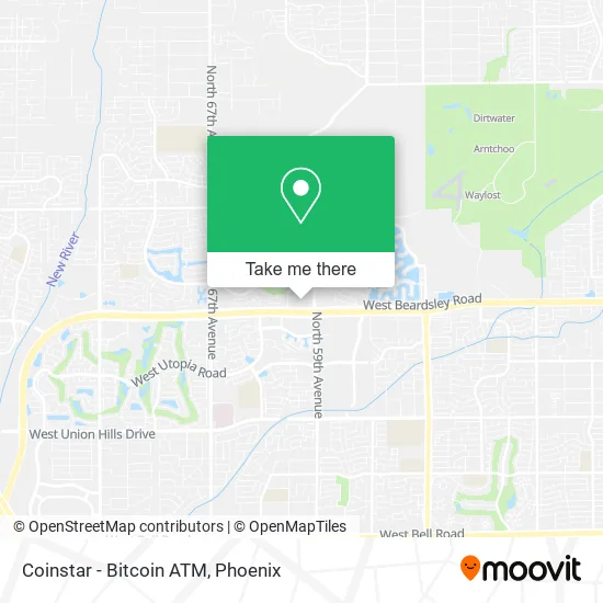 Coinstar - Bitcoin ATM map