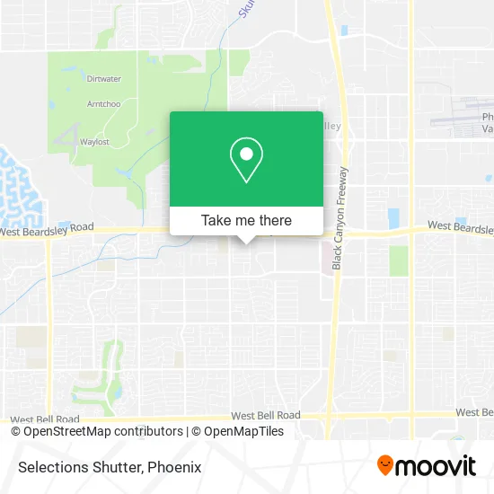 Selections Shutter map
