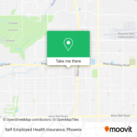 Self Employed Health Insurance map