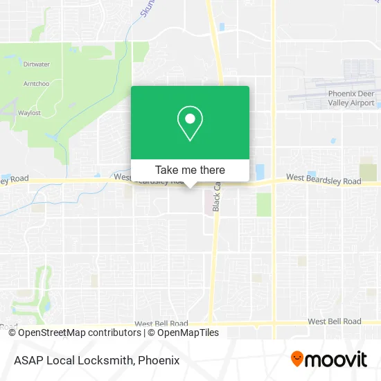 ASAP Local Locksmith map