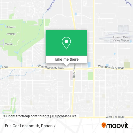 Fria Car Locksmith map
