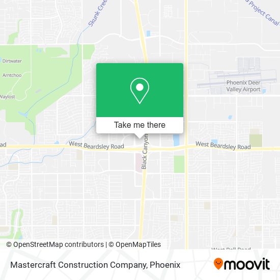 Mastercraft Construction Company map