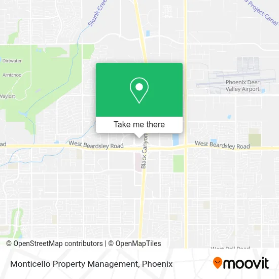 Monticello Property Management map