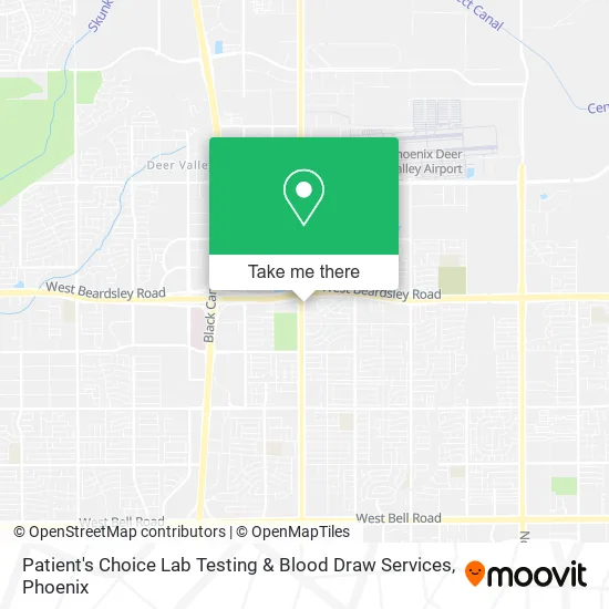Patient's Choice Lab Testing & Blood Draw Services map