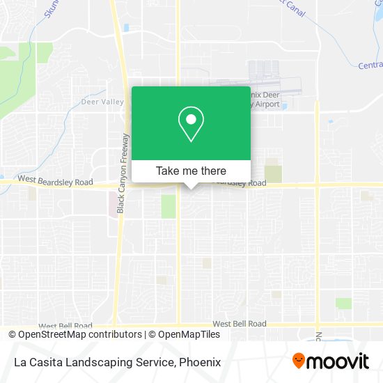 La Casita Landscaping Service map