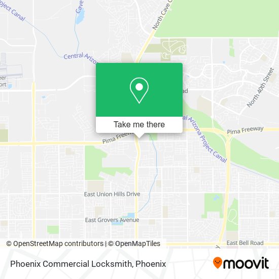 Phoenix Commercial Locksmith map