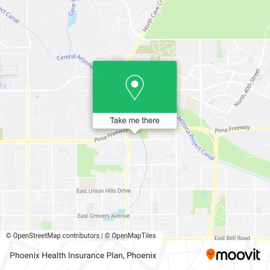 Phoenix Health Insurance Plan map