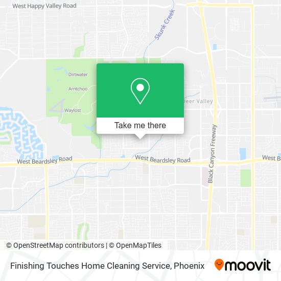 Finishing Touches Home Cleaning Service map