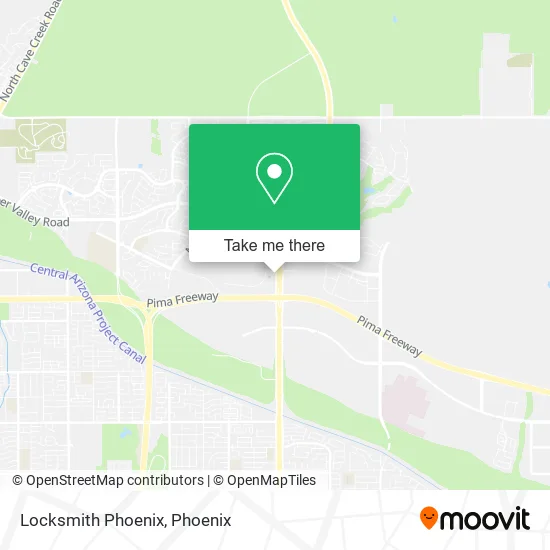 Locksmith Phoenix map