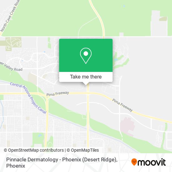 Pinnacle Dermatology - Phoenix (Desert Ridge) map