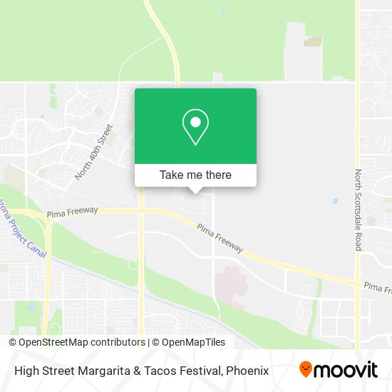 High Street Margarita & Tacos Festival map