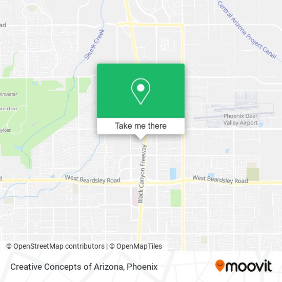 Creative Concepts of Arizona map