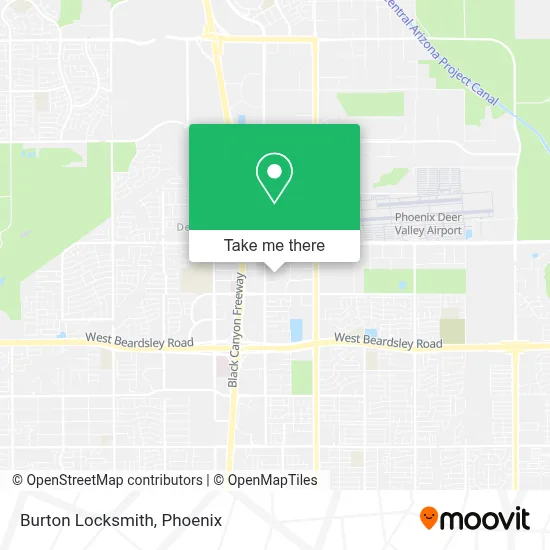 Burton Locksmith map