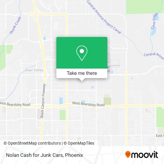 Nolan Cash for Junk Cars map