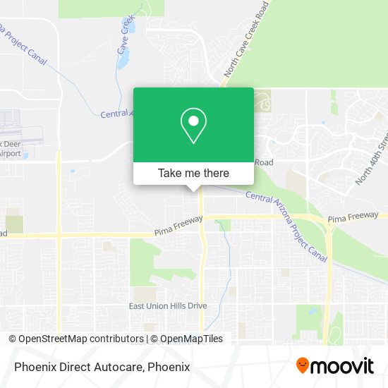 Mapa de Phoenix Direct Autocare