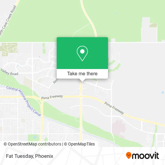 Fat Tuesday map