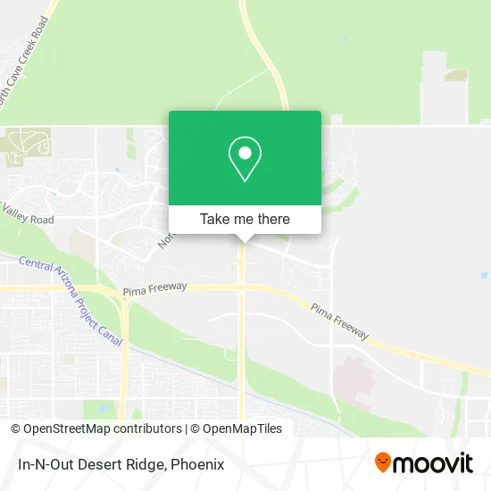 In-N-Out Desert Ridge map