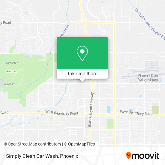 Simply Clean Car Wash map