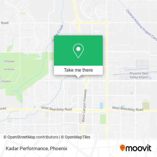 Kadar Performance map