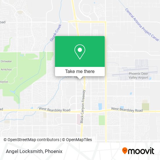 Angel Locksmith map