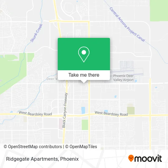 Ridgegate Apartments map