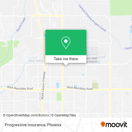 Progressive Insurance map