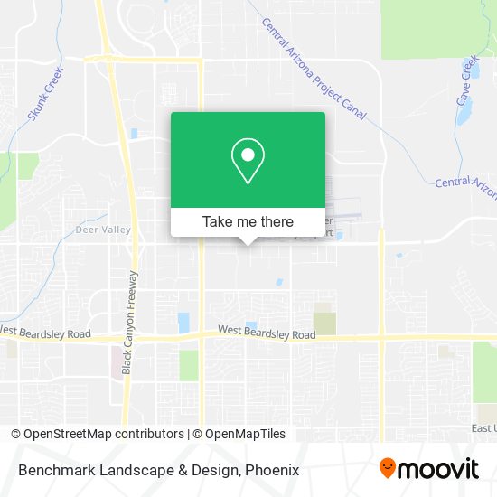 Benchmark Landscape & Design map