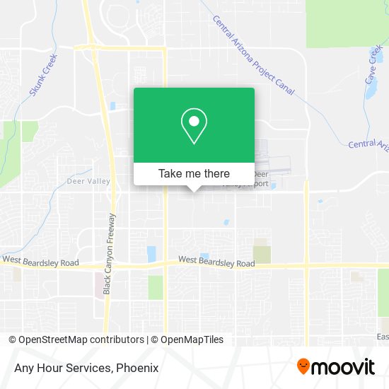 Mapa de Any Hour Services