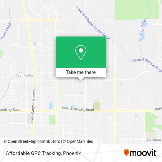 Affordable GPS Tracking map