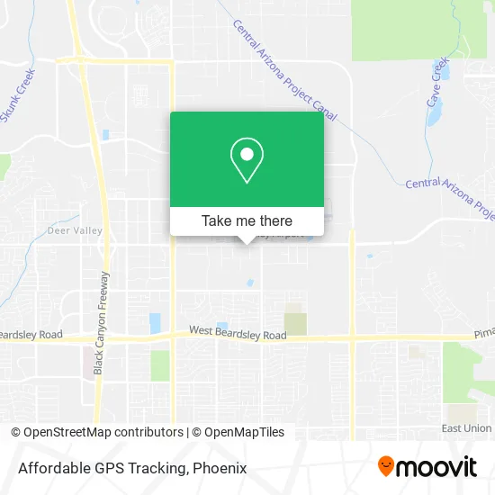 Affordable GPS Tracking map