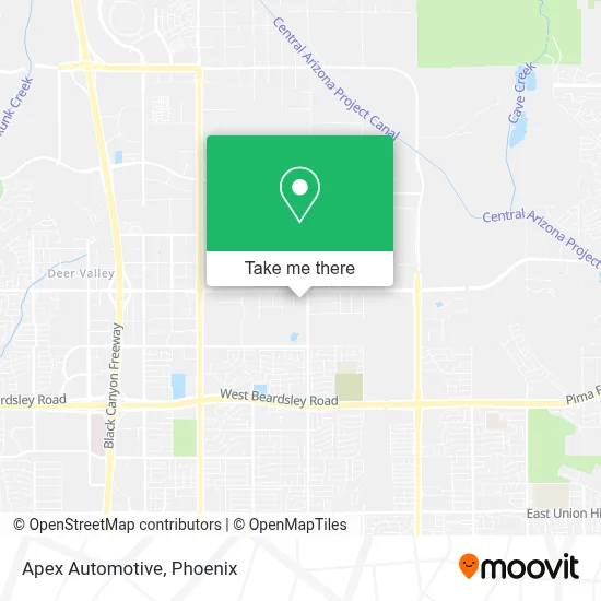 Apex Automotive map