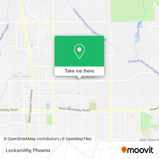 Locksmithy map