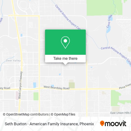 Mapa de Seth Buxton - American Family Insurance
