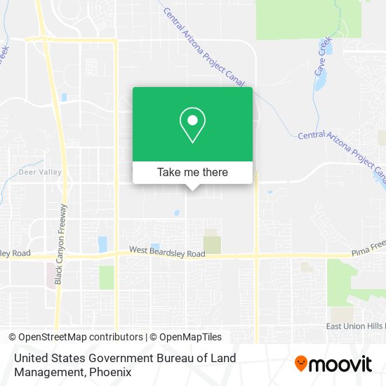 United States Government Bureau of Land Management map