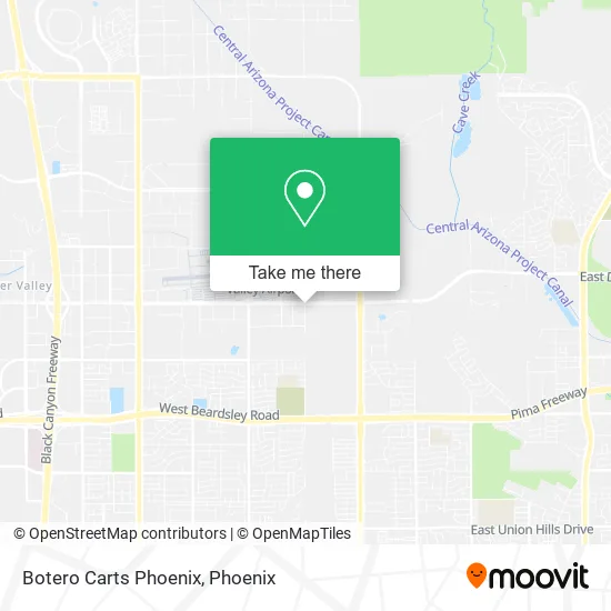 Botero Carts Phoenix map